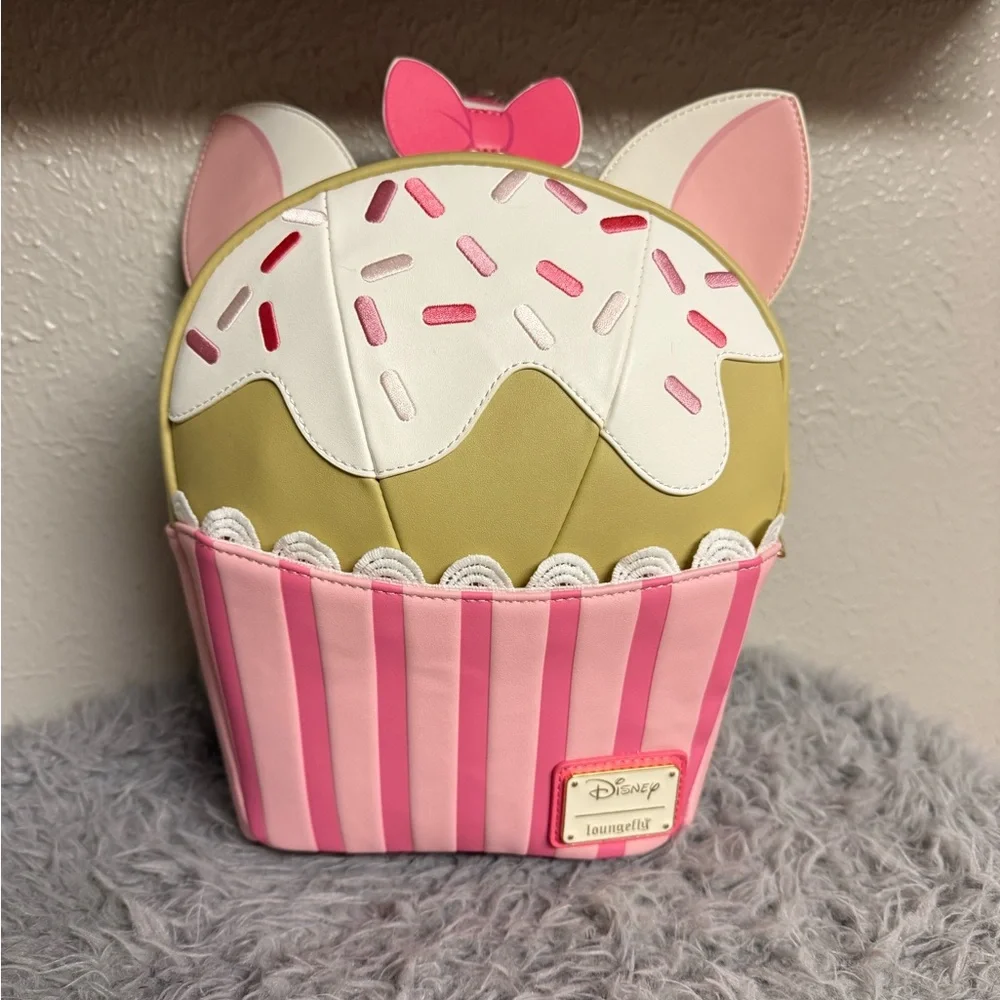 Disney Marie Cupcake Loungefly Backpack - Picture 5 of 6